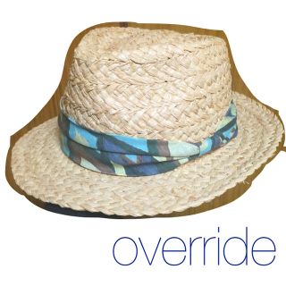 オーバーライド(override)のoverride 麦わらハット(ハット)