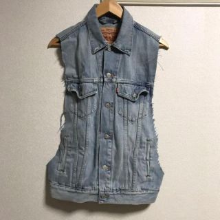 ゴーマルイチ(501)のLEVI’S リメイク デニムベスト vintage(Gジャン/デニムジャケット)