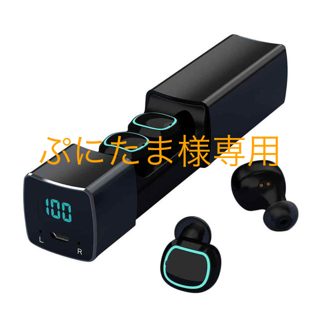 WEMIO TWS-V15 Bluetooth earphone スマホ/家電/カメラのオーディオ機器(ヘッドフォン/イヤフォン)の商品写真