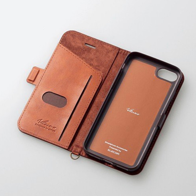 ELECOM(エレコム)のiPhone 8 SE2 手帳型 ケース カバー　エレコム　ICカード スマホ/家電/カメラのスマホアクセサリー(iPhoneケース)の商品写真