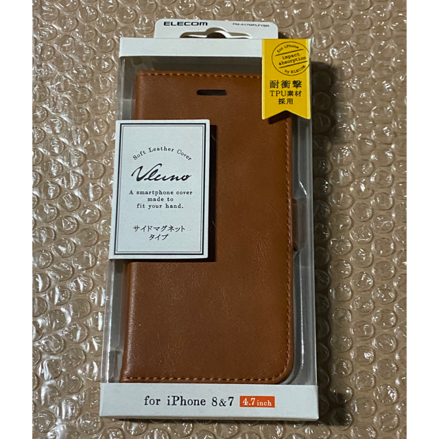 ELECOM(エレコム)のiPhone 8 SE2 手帳型 ケース カバー　エレコム　ICカード スマホ/家電/カメラのスマホアクセサリー(iPhoneケース)の商品写真
