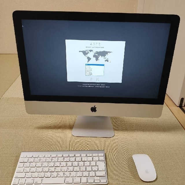 Apple(アップル)のiMac 21.5 inch Late 2013 パソコン apple スマホ/家電/カメラのPC/タブレット(デスクトップ型PC)の商品写真