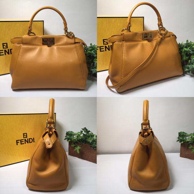 FENDI(フェンディ)の定価40万✨Aランク✨FENDI ミニ　ピーカブー レディースのバッグ(ショルダーバッグ)の商品写真