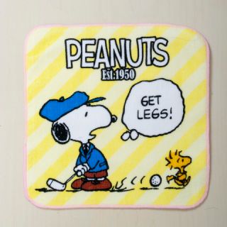 ピーナッツ(PEANUTS)の【新品未使用！】PEANUTS(ピーナッツ)  スヌーピーのハンドタオル！(タオル)