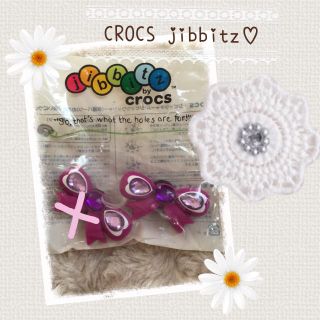 クロックス(crocs)のCROCS ☆ jibbitz リボン(その他)