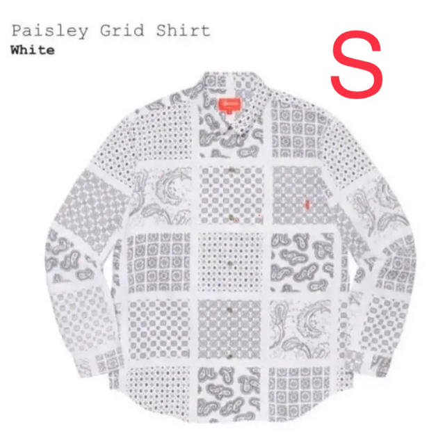 Supreme Paisley Grid Shirt S