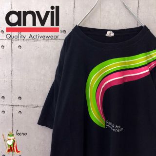 アンビル(Anvil)の【レア】90s USA輸入 青バータグ anvil Tシャツ スターバックス(Tシャツ/カットソー(半袖/袖なし))