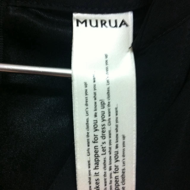 MURUA(ムルーア)のMURUA ワンピース レディースのワンピース(ひざ丈ワンピース)の商品写真