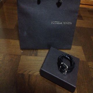 ボッテガヴェネタ(BOTTEGA VENETA)の☆BOTTGAVENETAレザーブレス☆(ブレスレット/バングル)