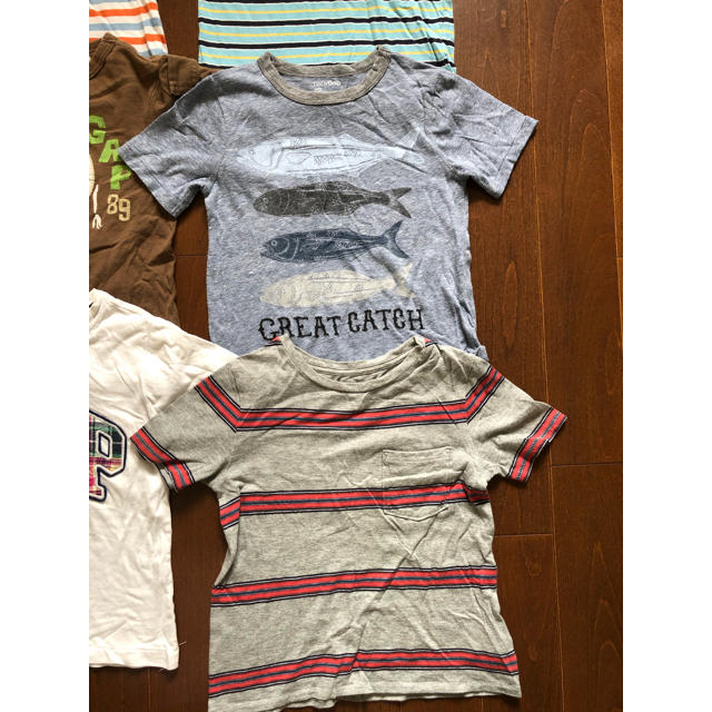 GAP Kids(ギャップキッズ)の姫様専用☆全部GapのTシャツ☆８枚セット☆110cm☆着用回数少含む キッズ/ベビー/マタニティのキッズ服男の子用(90cm~)(Tシャツ/カットソー)の商品写真