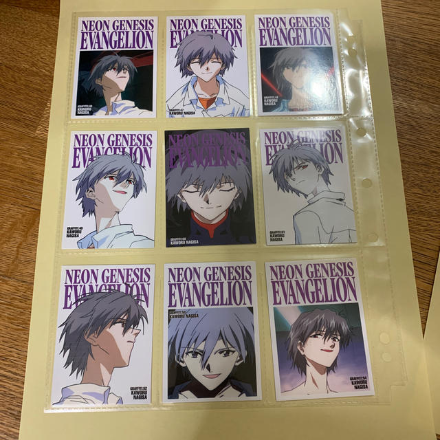 SEGA(セガ)の新世紀エヴァンゲリオン　カードダスマスターズ　渚カヲル　9まいセット エンタメ/ホビーのトレーディングカード(その他)の商品写真