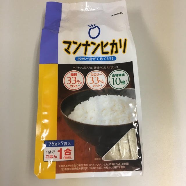 大塚製薬(オオツカセイヤク)のマンナンヒカリ　75g✖️7袋 コスメ/美容のダイエット(ダイエット食品)の商品写真