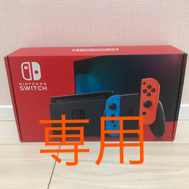 Nintendo Switch(ニンテンドースイッチ)の新型　Nintendo Switch  ネオンブルー エンタメ/ホビーのゲームソフト/ゲーム機本体(家庭用ゲーム機本体)の商品写真