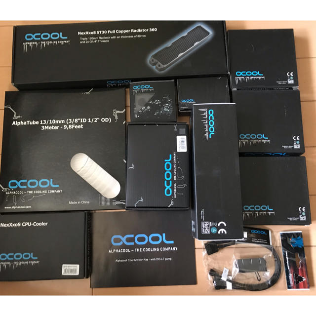 室外 360 UT60ラジエーター アルファクール製2セット 本格水冷