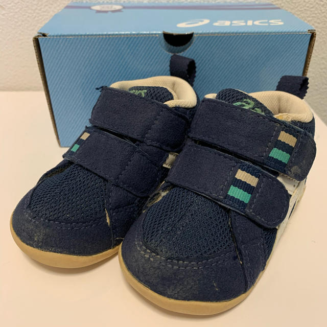 asics(アシックス)のアシックス ファブレ 12.5cm ネイビー ベビーシューズ asics キッズ/ベビー/マタニティのベビー靴/シューズ(~14cm)(スニーカー)の商品写真