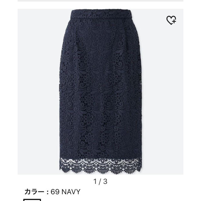 UNIQLO(ユニクロ)のレースタイトスカート ユニクロ レーススカート レディースのスカート(ひざ丈スカート)の商品写真