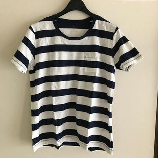 ムジルシリョウヒン(MUJI (無印良品))の無印良品　Tシャツ　ボーダー(Tシャツ(半袖/袖なし))