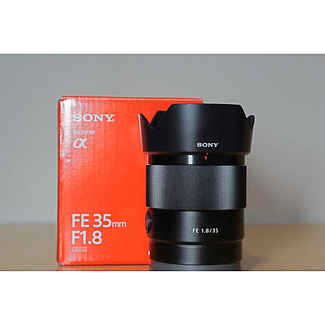 代引き人気 SONY - SONY FE 美品 SEL35F18 35F1.8 レンズ(単焦点 ...