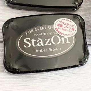 ステイズオン　スタンプ台(印鑑/スタンプ/朱肉)