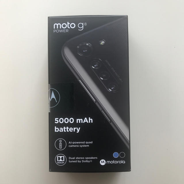 Motorola simフリーmoto g8 Power スモークブラック 新品