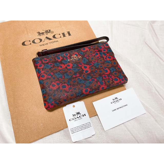 【激レア!!新品未使用】コーチ COACH 小物 ポーチ 花柄