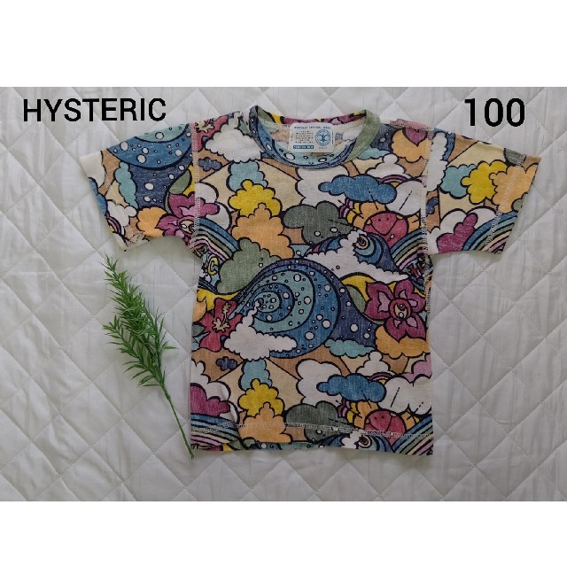 HYSTERICS(ヒステリックス)のHYSTERIC OFFICAL WEAR 波 海柄 夏 Tシャツ 100㎝ キッズ/ベビー/マタニティのキッズ服男の子用(90cm~)(Tシャツ/カットソー)の商品写真