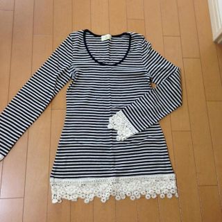 ダブルクローゼット(w closet)のw closet♪長袖ボーダー(Tシャツ(長袖/七分))