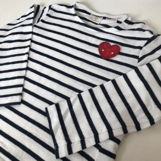 ザラキッズ(ZARA KIDS)のZARA キッズ ボーダーカットソー(Tシャツ/カットソー)