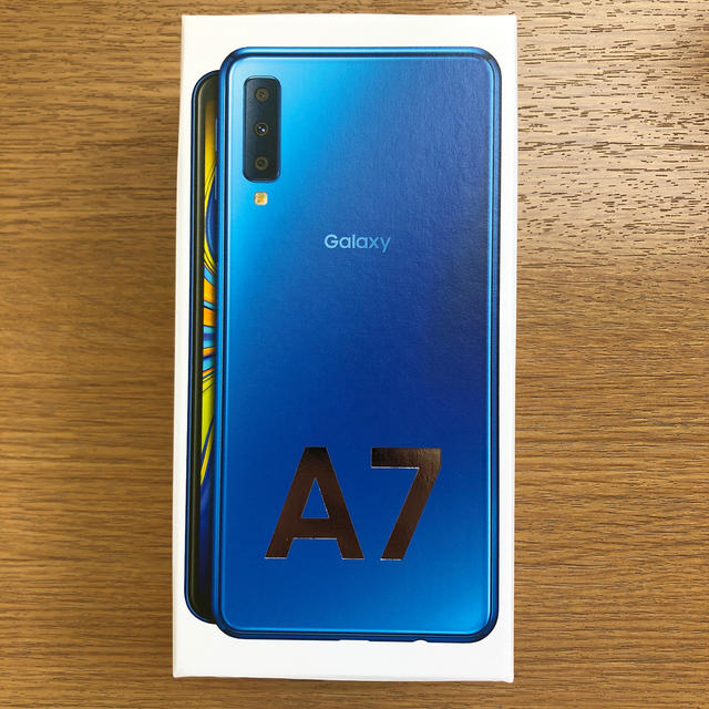 Galaxy A7 ブルー 新品未開封 当日発送可能