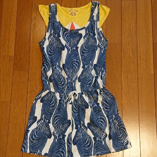 GAP(ギャップ)のサロペット& Ｔシャツ キッズ/ベビー/マタニティのキッズ服女の子用(90cm~)(ワンピース)の商品写真