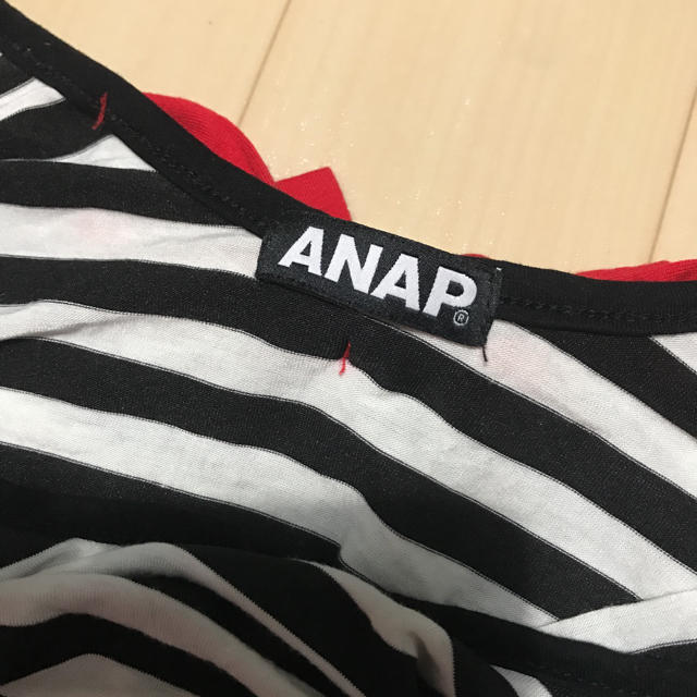 ANAP(アナップ)のANAP ボーダーTシャツ レディースのトップス(Tシャツ(半袖/袖なし))の商品写真