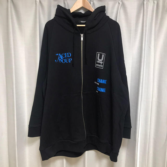 UNDERCOVER - UNDERCOVER 19aw ACID SOUP ジップパーカーの通販 UNDERCOVER - UNDERCOVER 19aw ACID SOUP ジップパーカーの通販