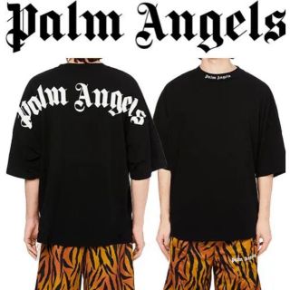 Palm Angels 20FW ロゴオーバーサイズ Ｔシャツ　半袖 S