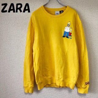 ザラ(ZARA)の【人気】ZARA/ザラ シンプソンズ スウェット イエロー USサイズM(スウェット)