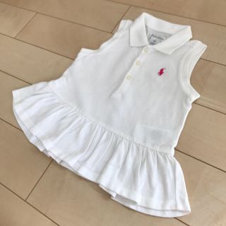 ポロラルフローレン(POLO RALPH LAUREN)のポロラルフローレン  ペプラム トップス　ノースリーブ(Tシャツ/カットソー)