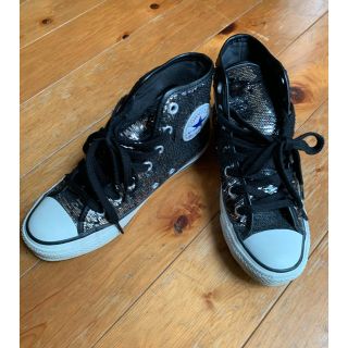 コンバース(CONVERSE)のコンバースハイカットスパンコール　23.5(スニーカー)