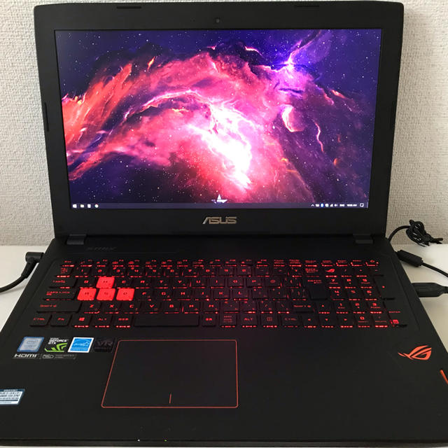 ASUS(エイスース)の美品 ASUS ROG GL502VSK ゲーミング おまけ付き スマホ/家電/カメラのPC/タブレット(ノートPC)の商品写真