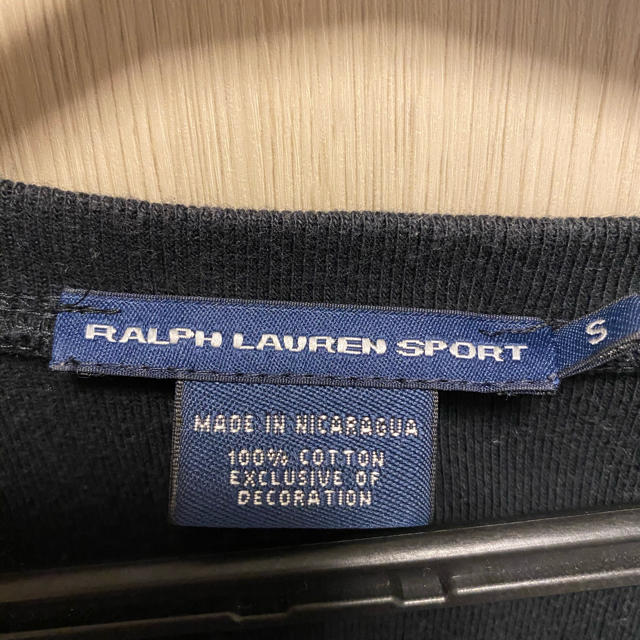 Ralph Lauren(ラルフローレン)の【値下げしました！送料込み】ラルフローレン　スポーツ　黒ティシャツ レディースのトップス(Tシャツ(半袖/袖なし))の商品写真