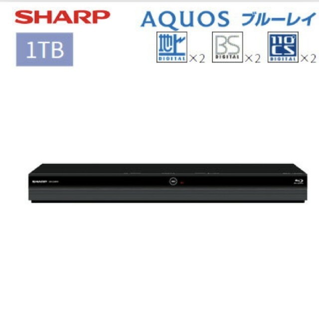 SHARP　aquos　Blu-ray 2B-C10BW1 2020年製