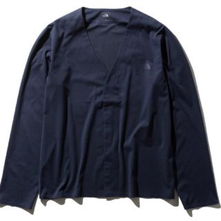 ザノースフェイス(THE NORTH FACE)のテックラウンジカーディガン メンズ ブラック Lサイズ(カーディガン)