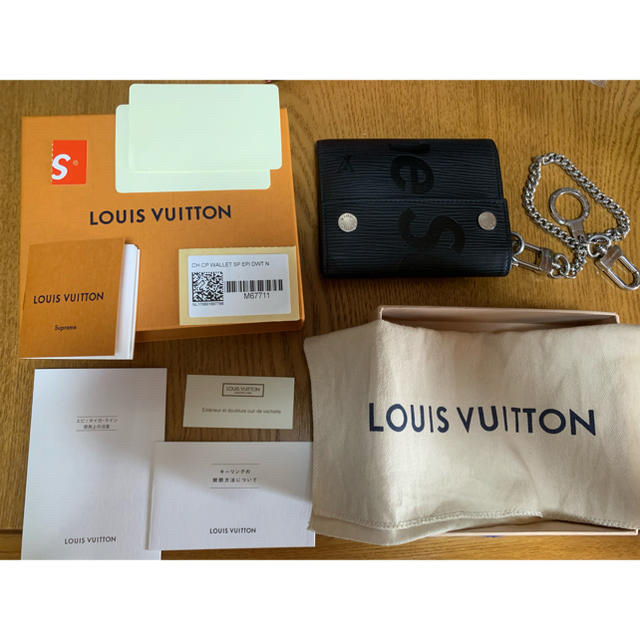 supreme louisvuitton コラボ財布ファッション小物