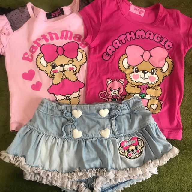 EARTHMAGIC(アースマジック)のアースマジック♡100♡セット キッズ/ベビー/マタニティのキッズ服女の子用(90cm~)(スカート)の商品写真