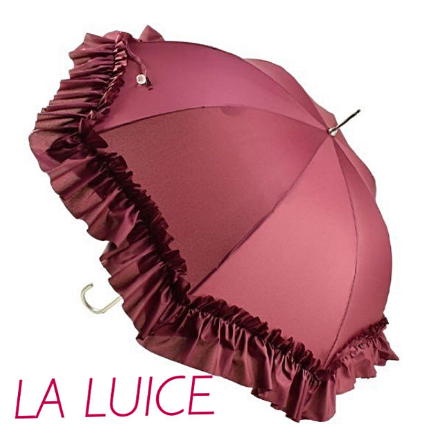 雨の日も大人可愛く♪「ラ・ルイス フリルが素敵な折りたたみ傘」新品 ...