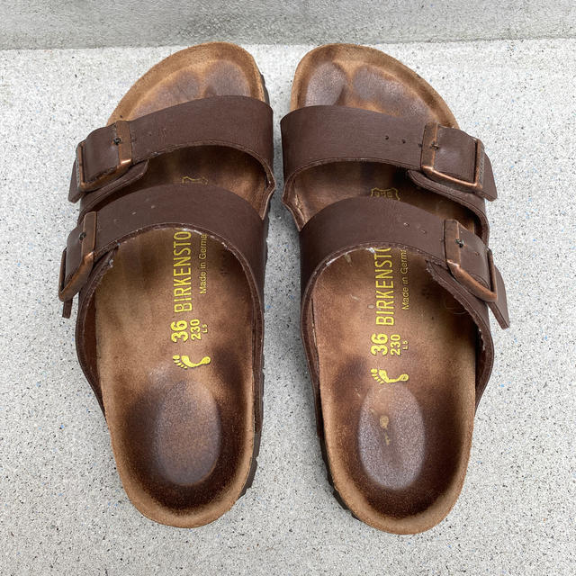 BIRKENSTOCK(ビルケンシュトック)のBirkenstock 茶色　36 23センチ レディースの靴/シューズ(サンダル)の商品写真