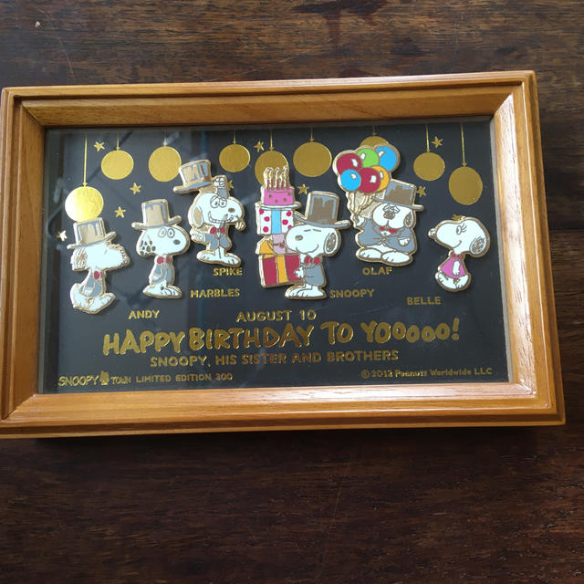 SNOOPY   スヌーピー誕生日記念ピンバッジセットの通販 by ましゅう's