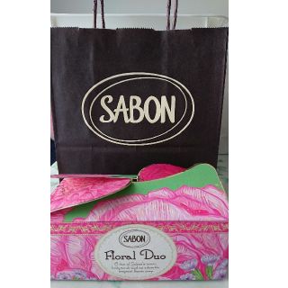 サボン(SABON)の【新品・未使用】SABON ミニスクラブ+ローズ石鹸(ボディスクラブ)