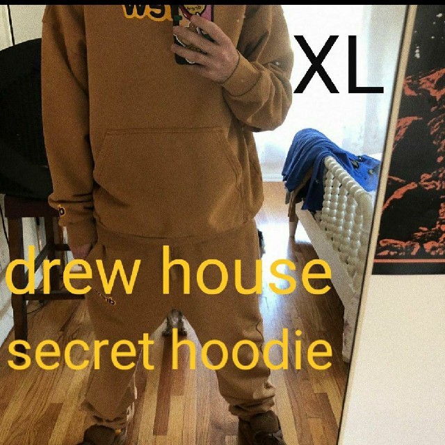 [新品] drew house secret hoodie - camel XL メンズのトップス(パーカー)の商品写真