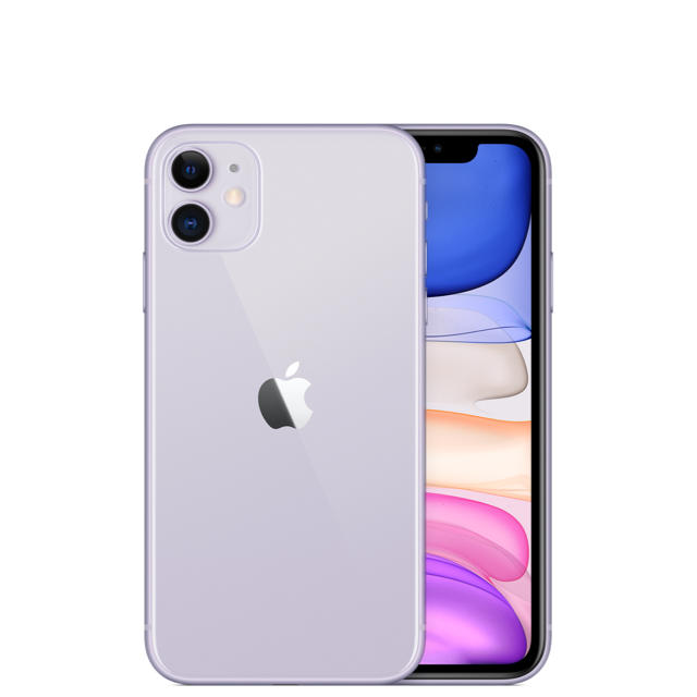 iPhone(アイフォーン)の最終値下げ！超美品！iPhone11 パープル 64GB SIMフリー スマホ/家電/カメラのスマートフォン/携帯電話(スマートフォン本体)の商品写真