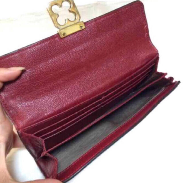 Chloe(クロエ)の正規品 クロエ エルシー 長財布 赤 レディースのファッション小物(財布)の商品写真