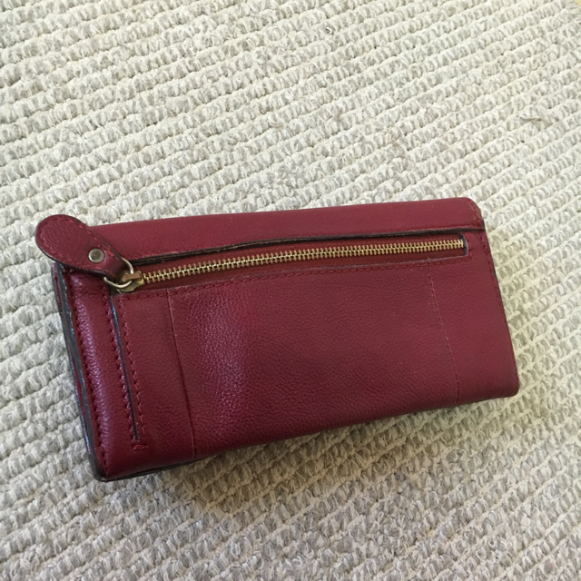 Chloe(クロエ)の正規品 クロエ エルシー 長財布 赤 レディースのファッション小物(財布)の商品写真